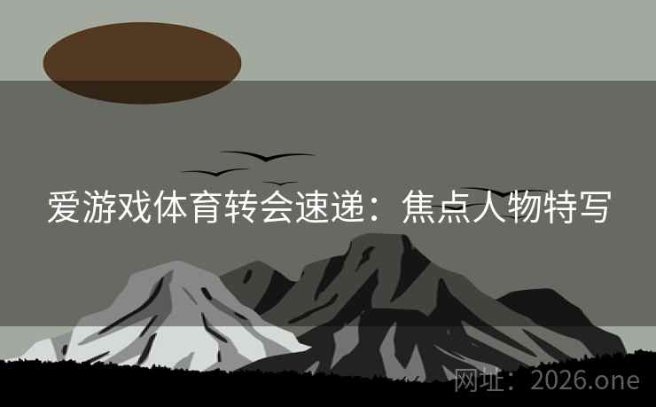 爱游戏体育转会速递：焦点人物特写
