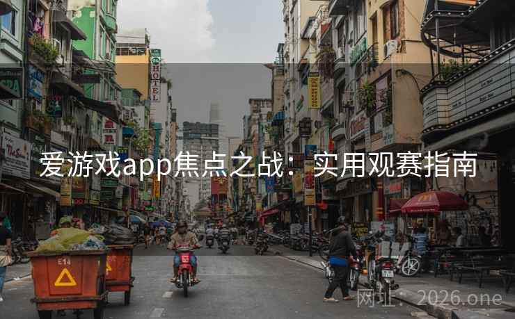 爱游戏app焦点之战：实用观赛指南