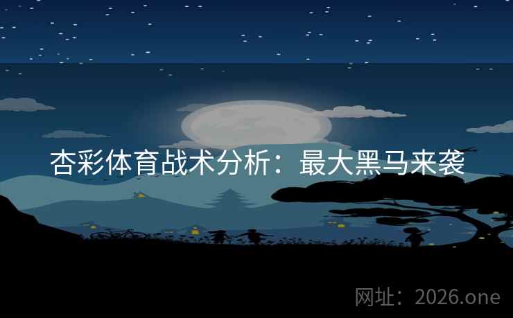 杏彩体育战术分析：最大黑马来袭
