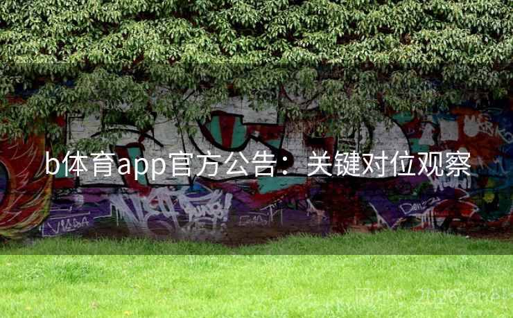 b体育app官方公告：关键对位观察