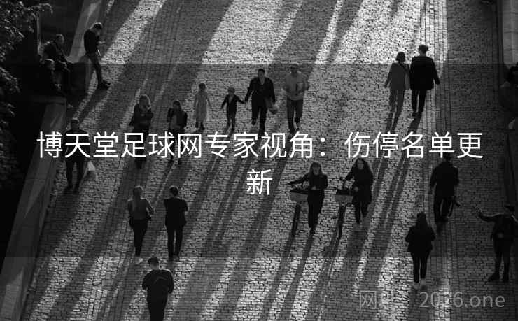 博天堂足球网专家视角：伤停名单更新